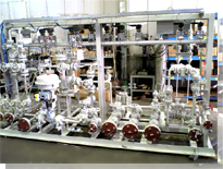 Differential pressure-controlled dry gas sealing system