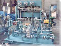Flow-rate-controlled dry gas sealing system